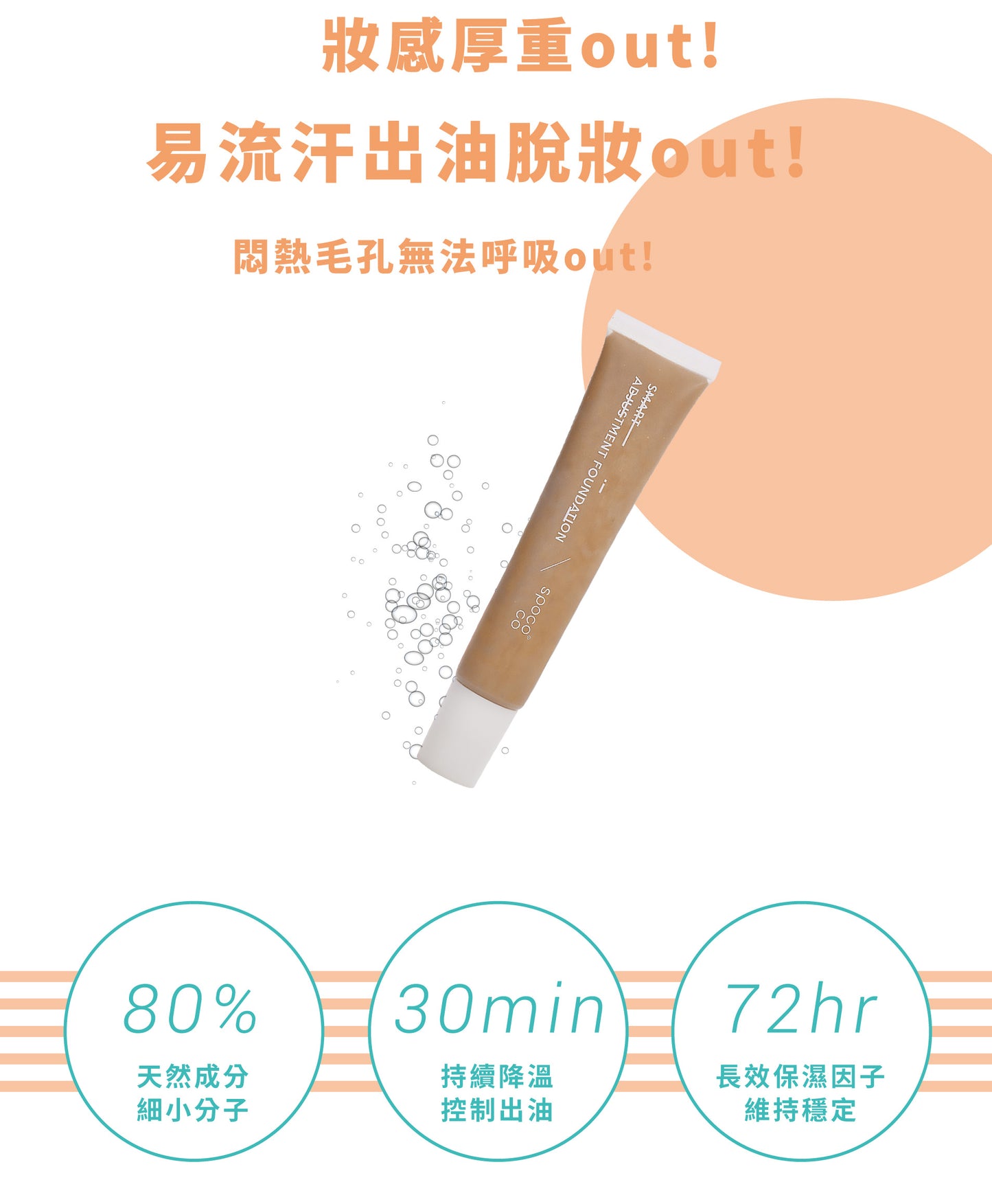 Spococo Smart Adjustment Foundation (SPF20) New Tone - Bronzed