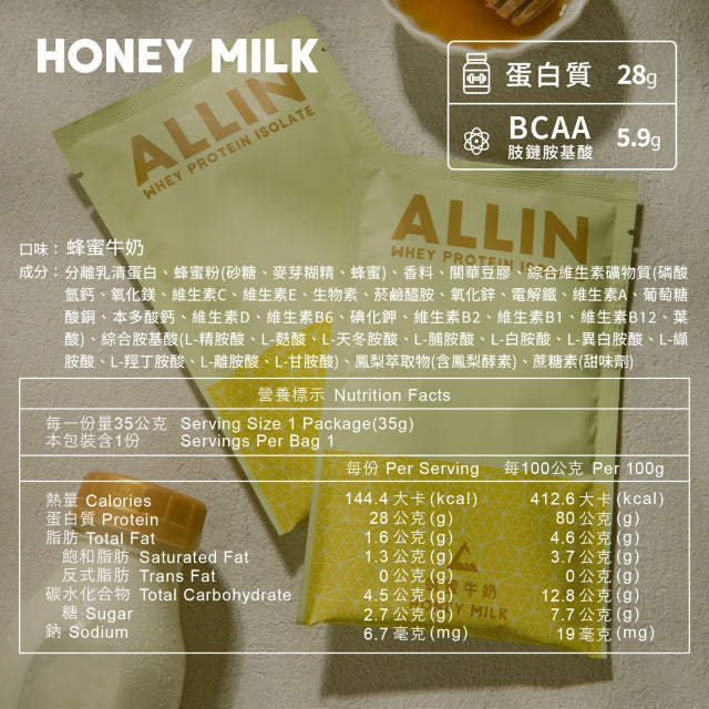 ALLIN 分離式蛋白乳清蛋白粉
