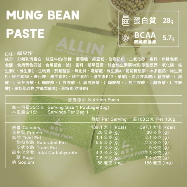 ALLIN 分離式蛋白乳清蛋白粉