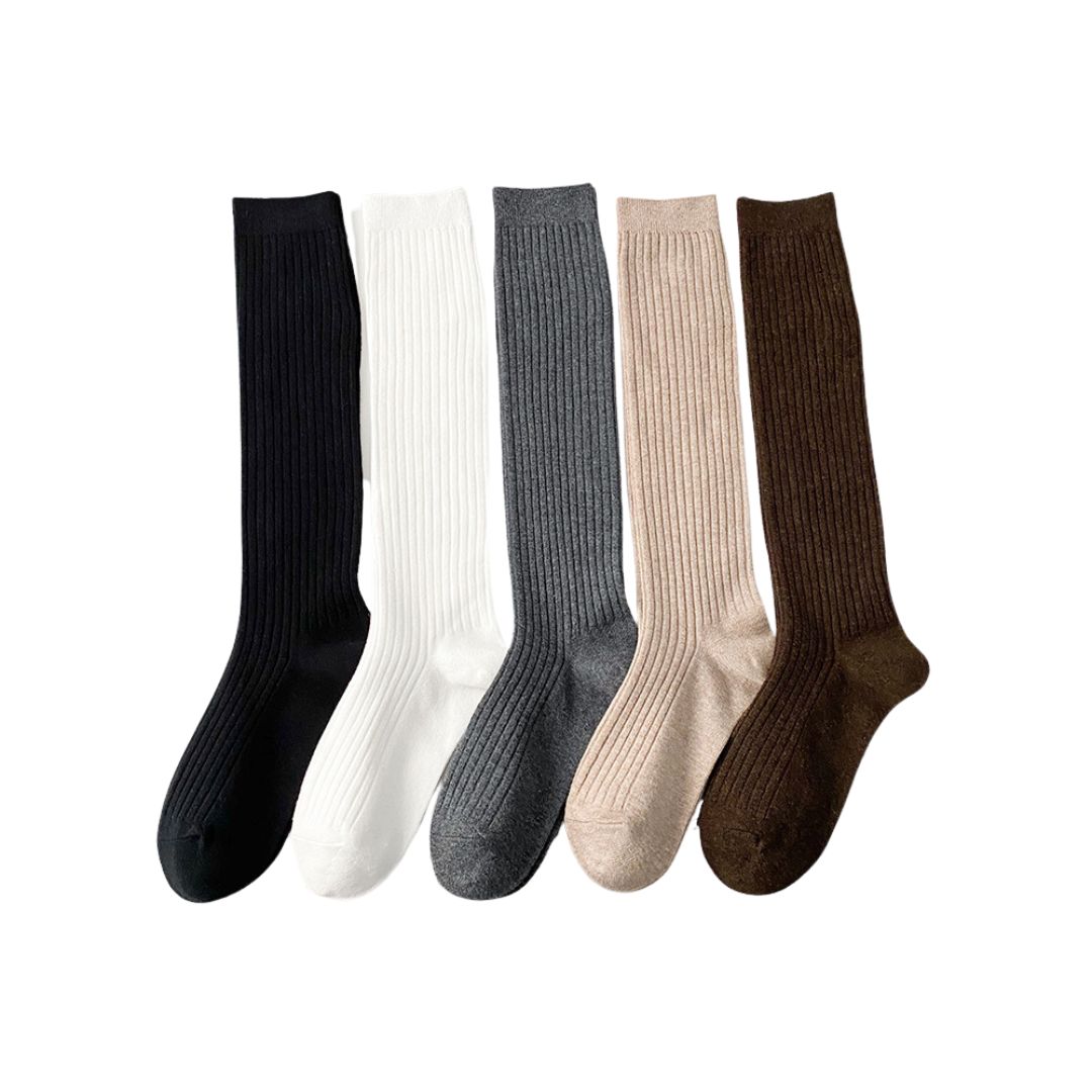 Campus Uniform Style Knee Socks