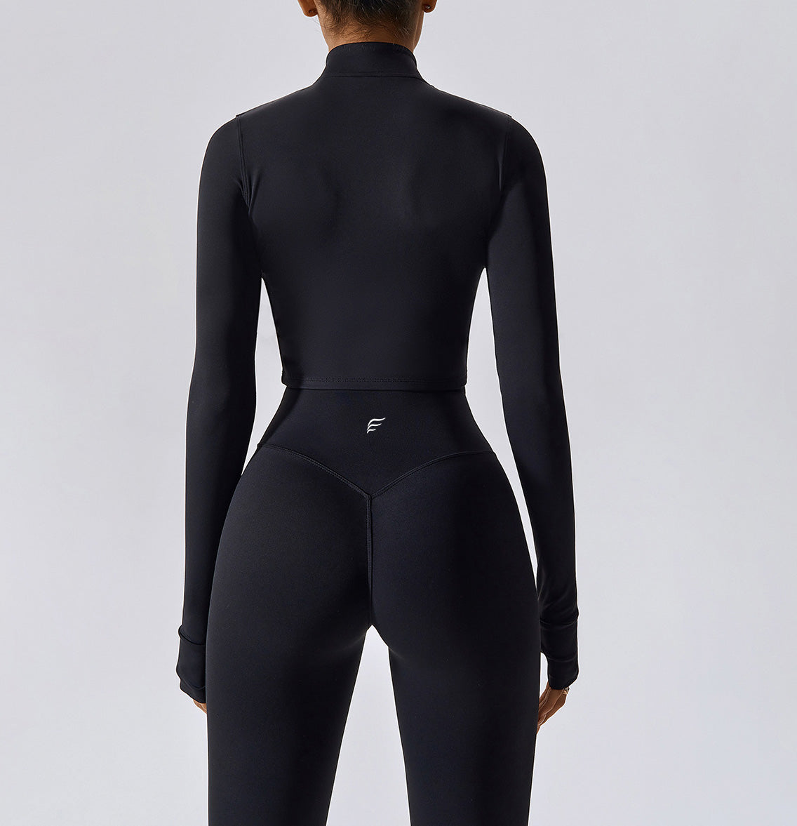 Quick Dry Crop Top Sports Jacket