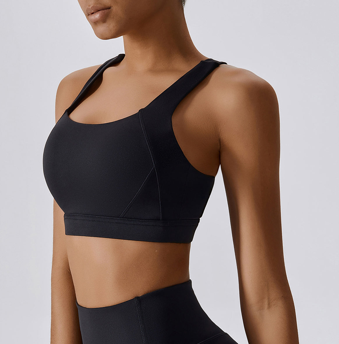 Crossed Back Beauty High Intensity Sports Bra