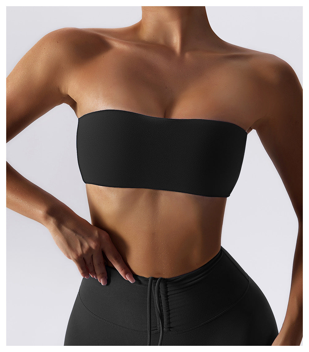 Flash Sale - Skin Touch One Piece Tube Top Sports Bra