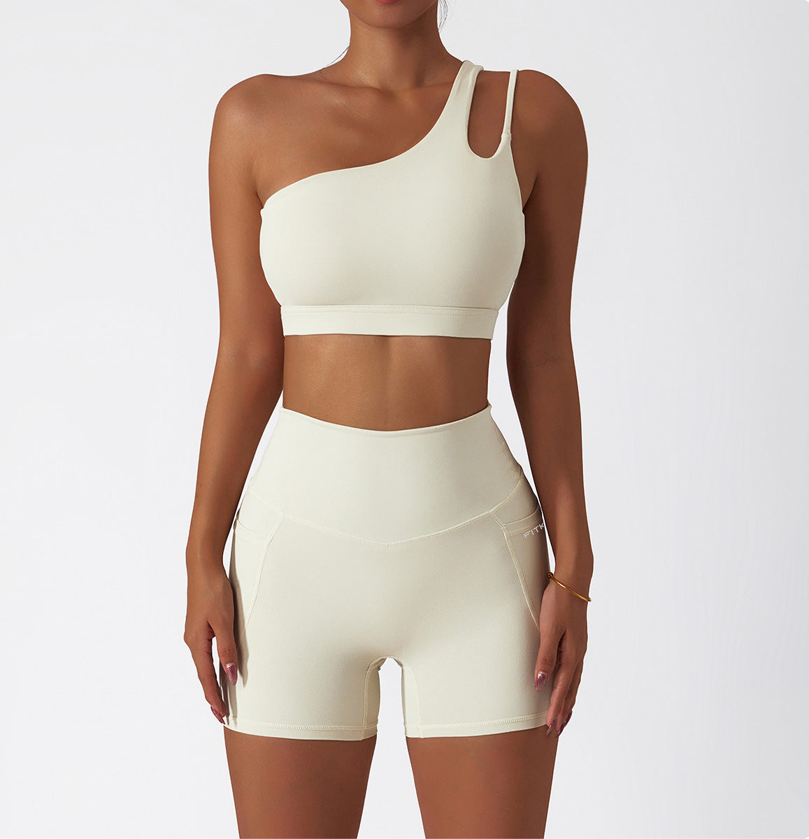 Inrregular One Shoulder High Intensity Sports Bra