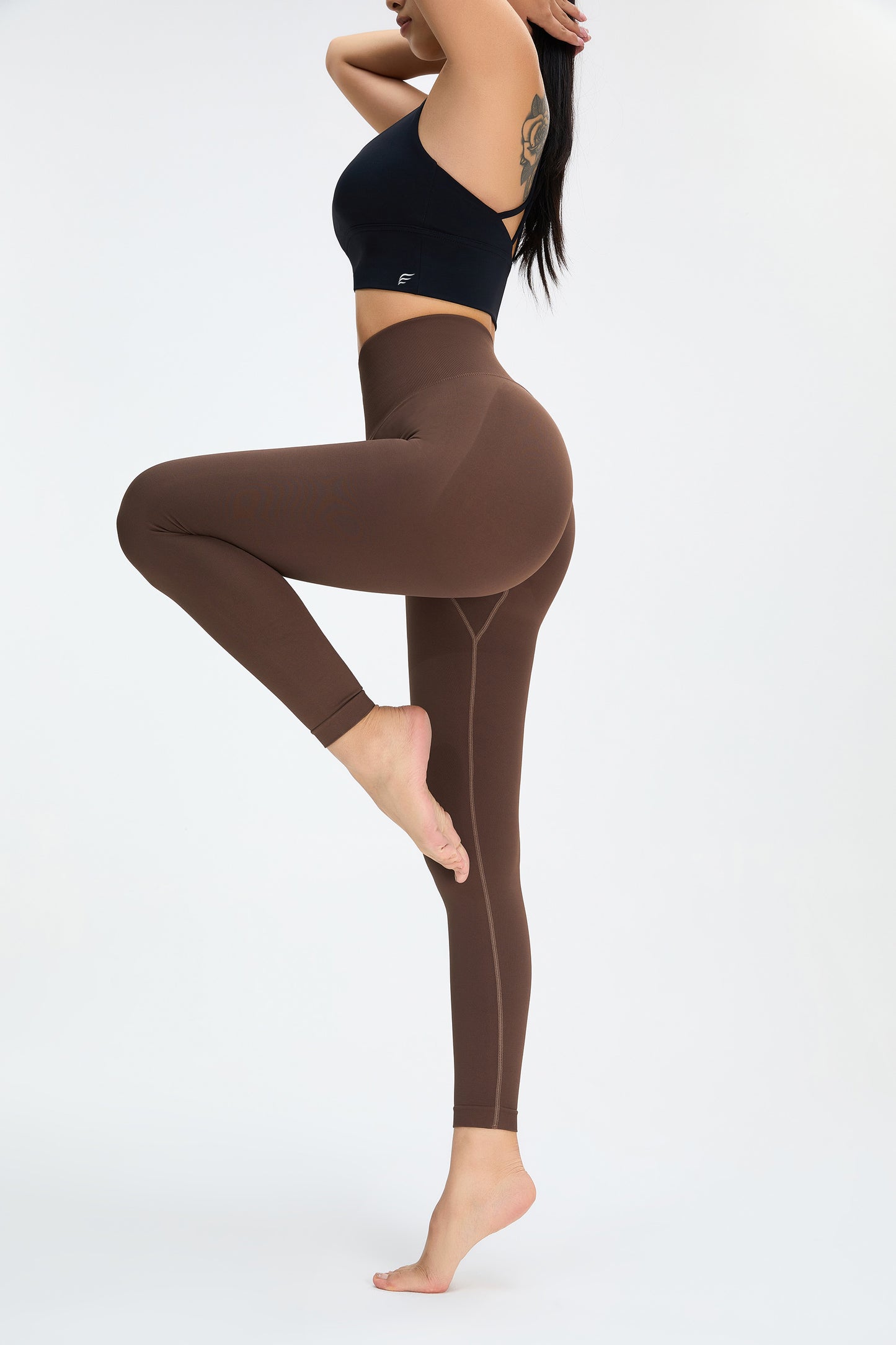 Flash Sale - Macaron Peach Booty Leggings Earth Tone