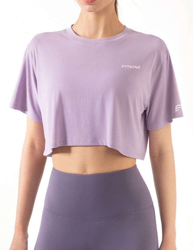 Ultra Thin Modal Material Crop Top