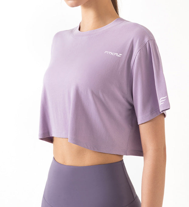 Ultra Thin Modal Material Crop Top