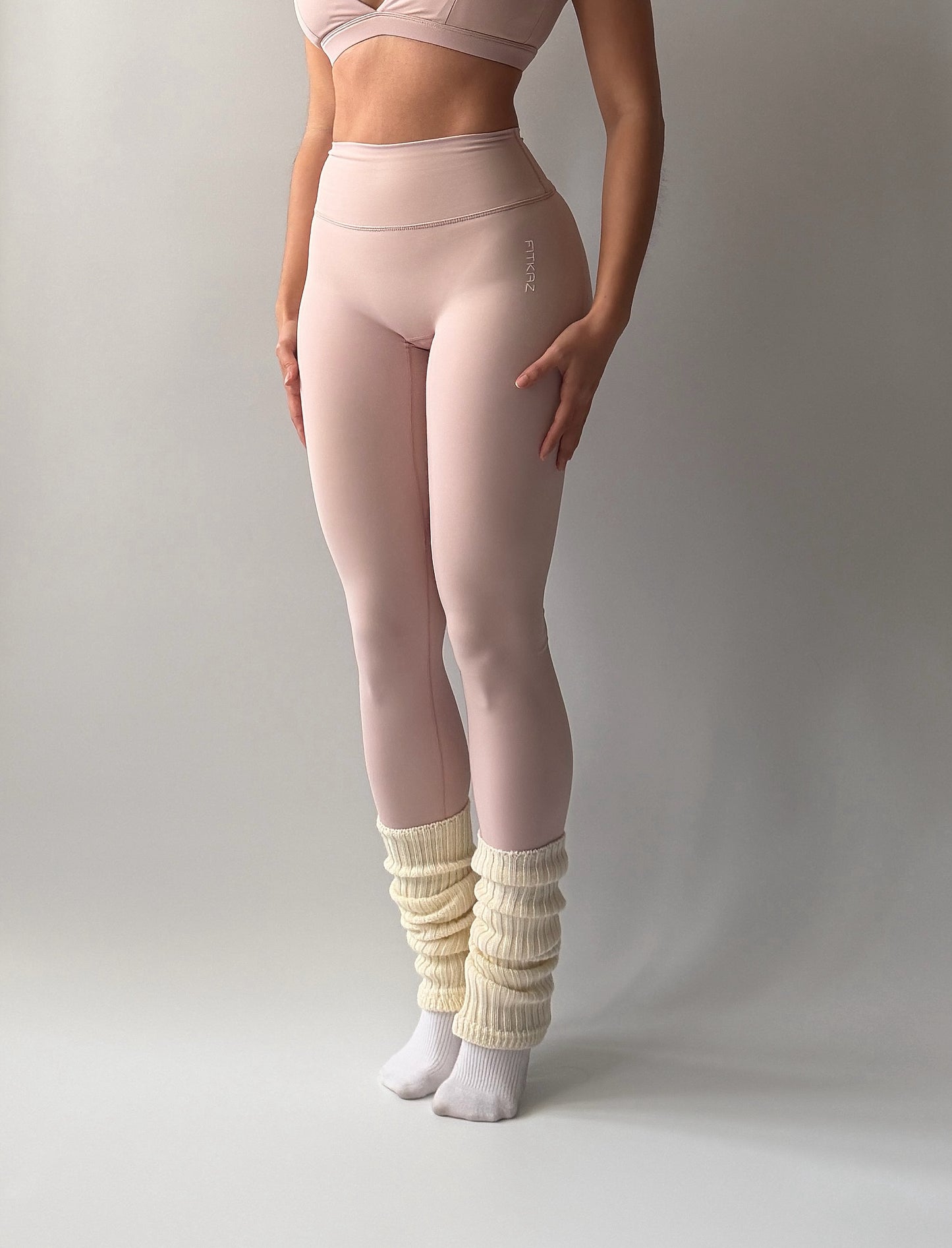 26’ Pilates Queen Legging Cotton Pink