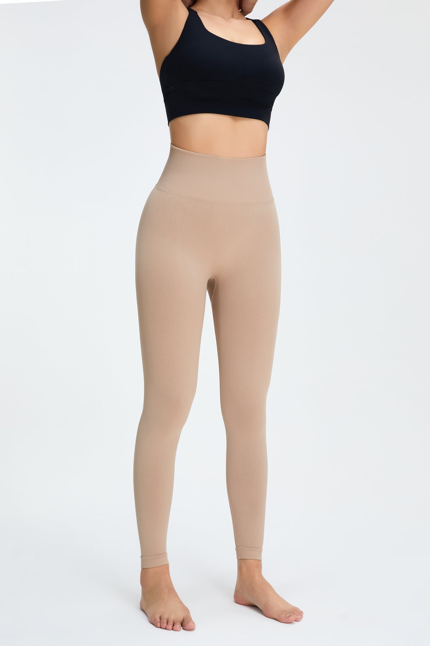 Flash Sale - Macaron Peach Booty Leggings Earth Tone