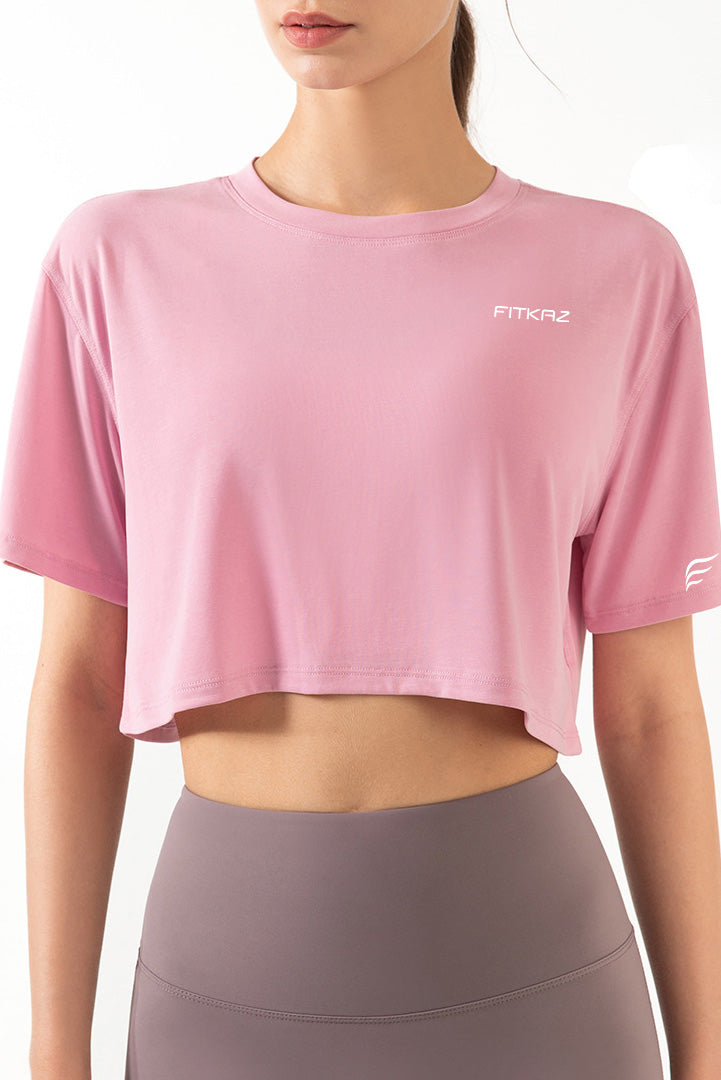 Ultra Thin Modal Material Crop Top