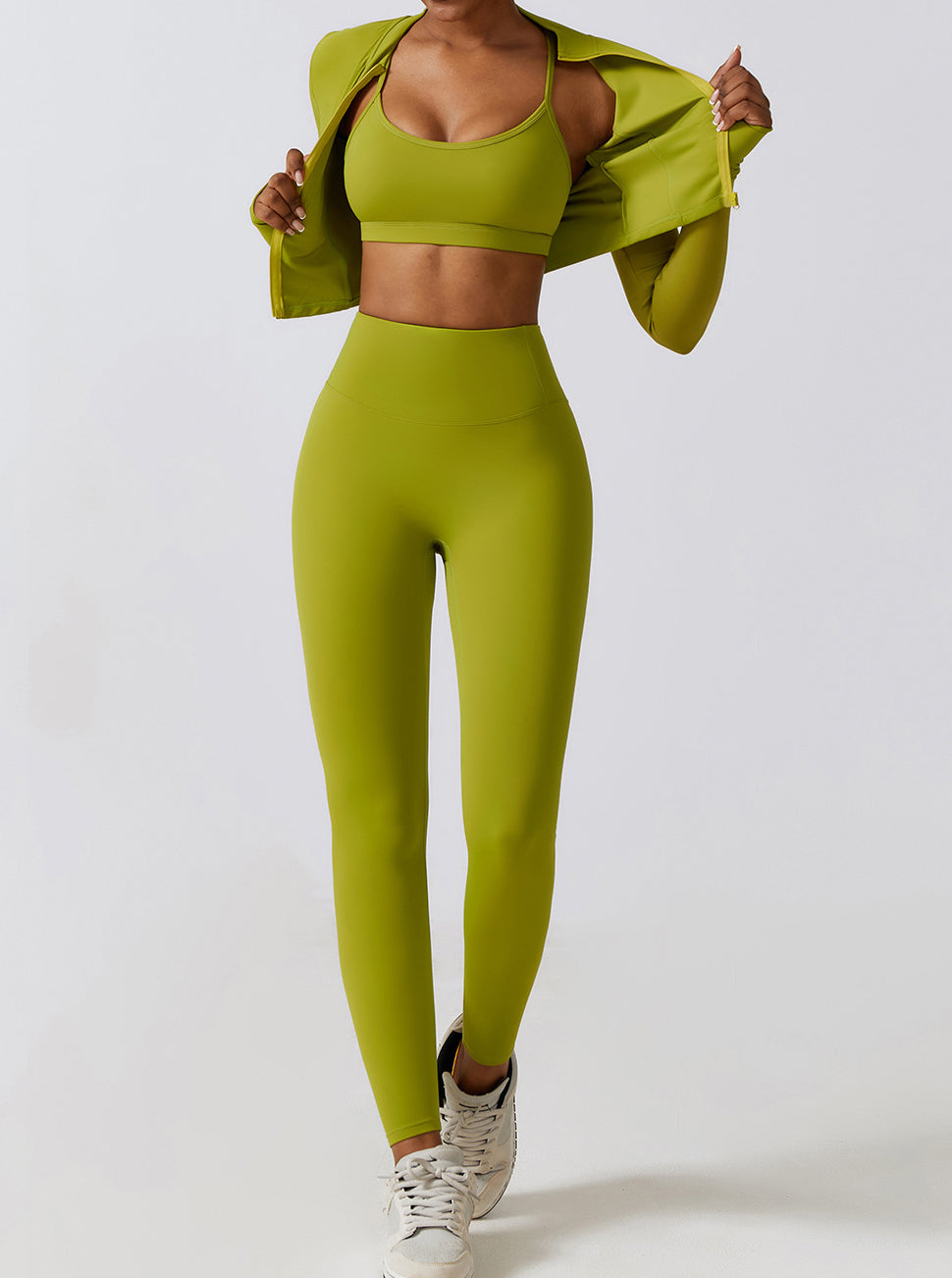 Quick Dry Crop Top Sports Jacket