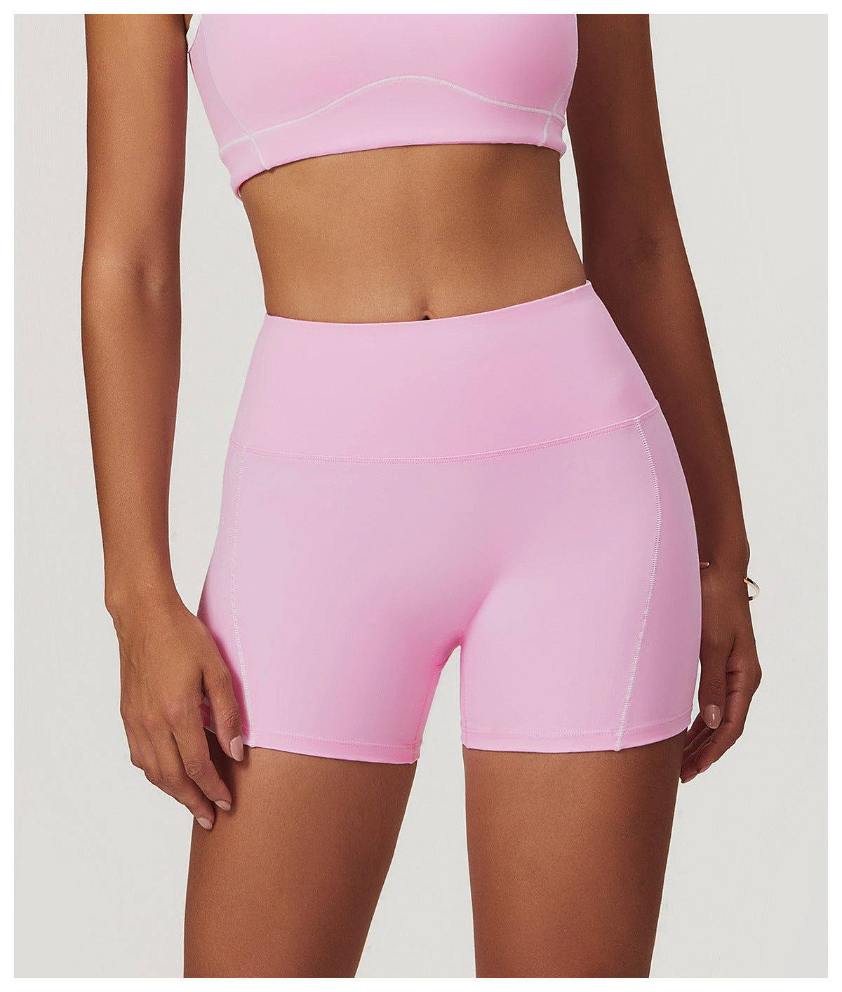 Skin Touch White Doodle Lines Sports Shorts