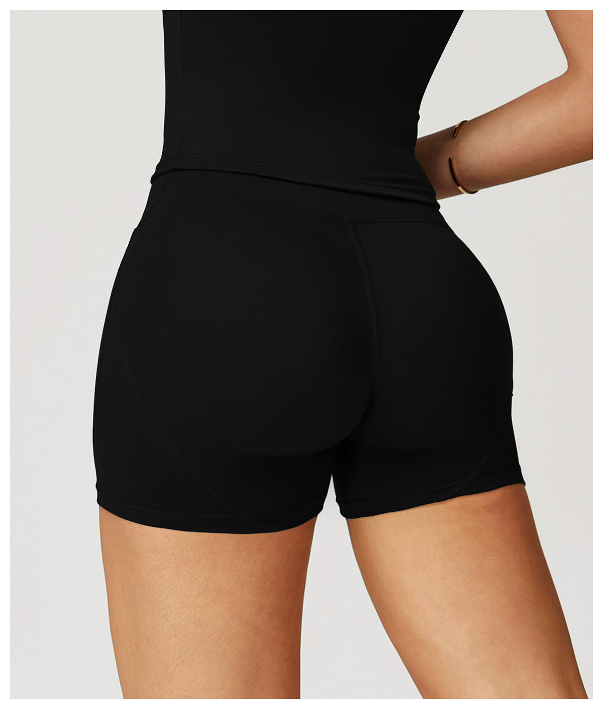 Flash Sale - Skin Touch Peach Line Sports Shorts