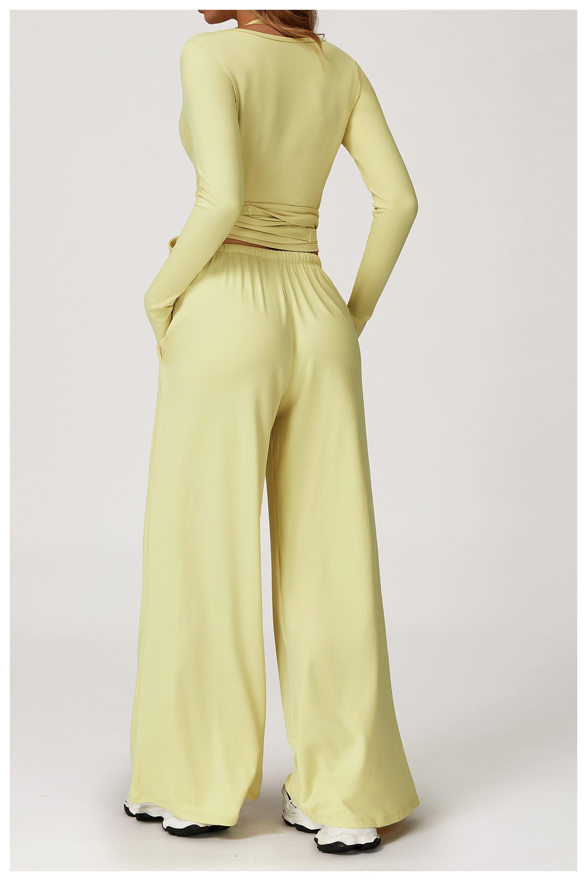 High Elasticity Straps Pilates Wrap Sports Top