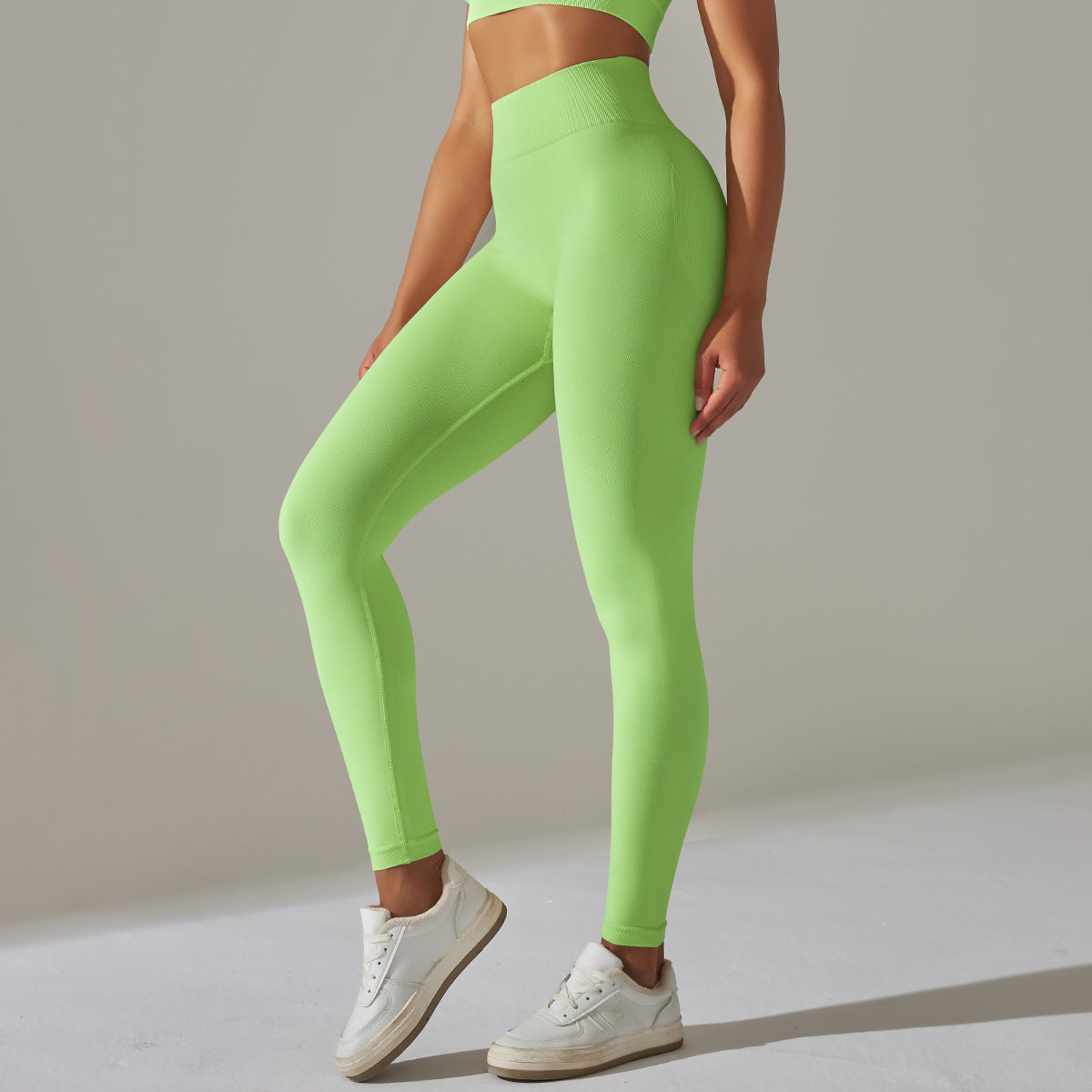 Happy Price Series Vertical Line Stretchy 4 Piece Sports Set