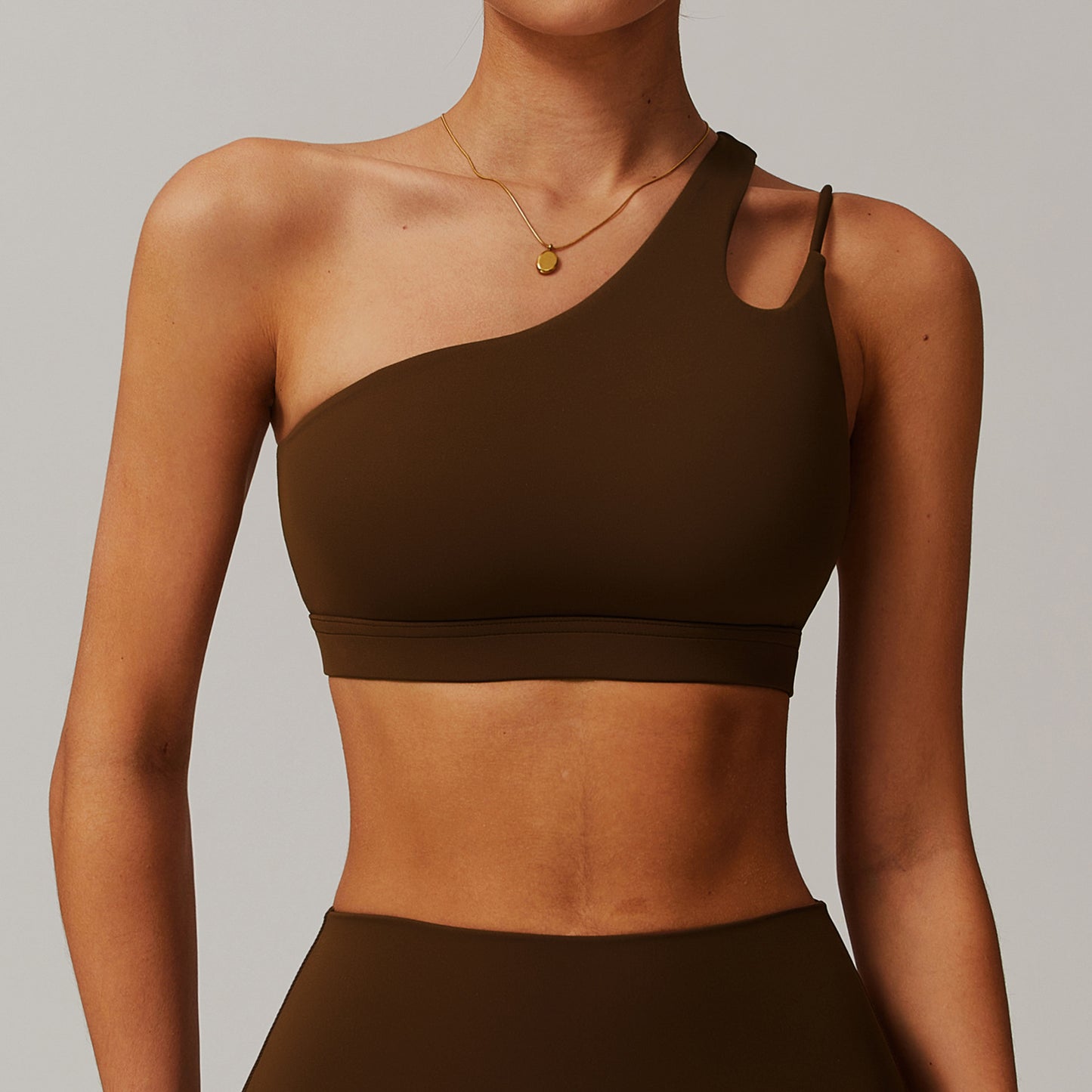 Inrregular One Shoulder High Intensity Sports Bra