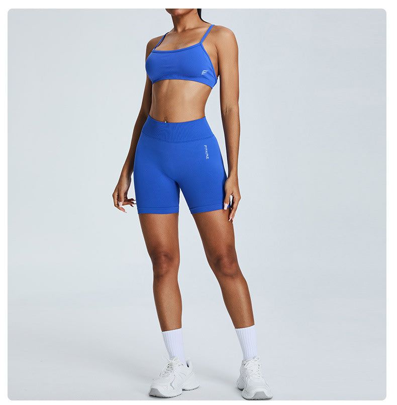 Seamless Knitted High Intensity Peach Booty Sports Shorts