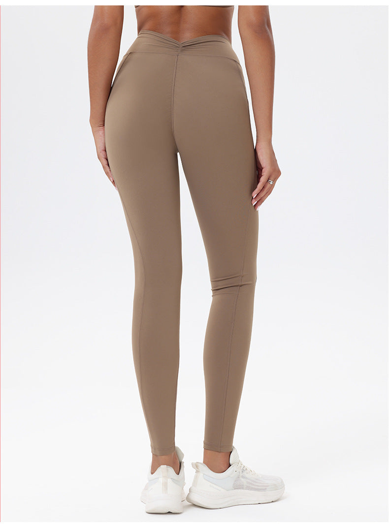 Cloudy Touch Pilaties Little Butterfly Pocket Sports Leggings
