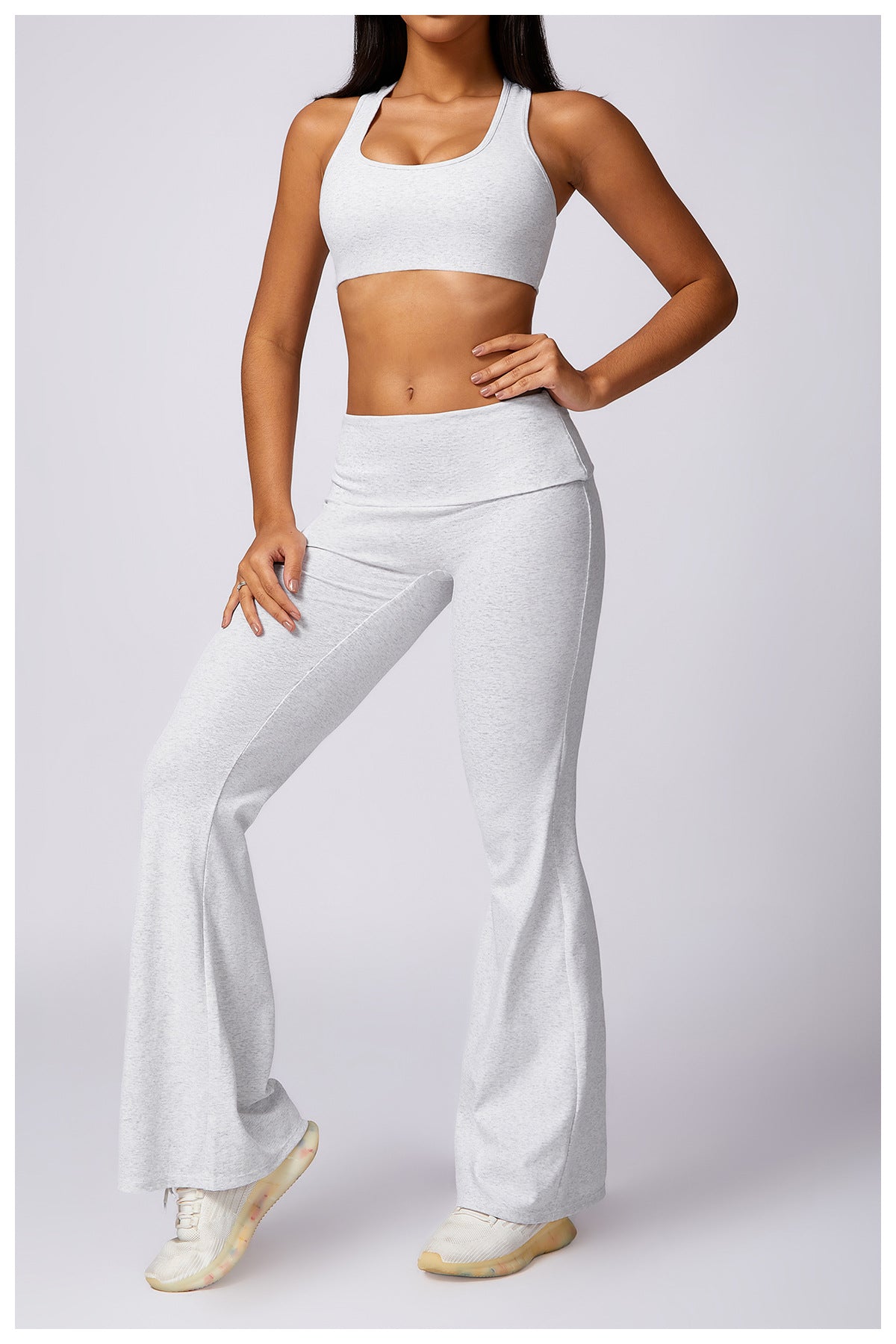 Soft Quick Dry Casual Racer Back Sports Bra