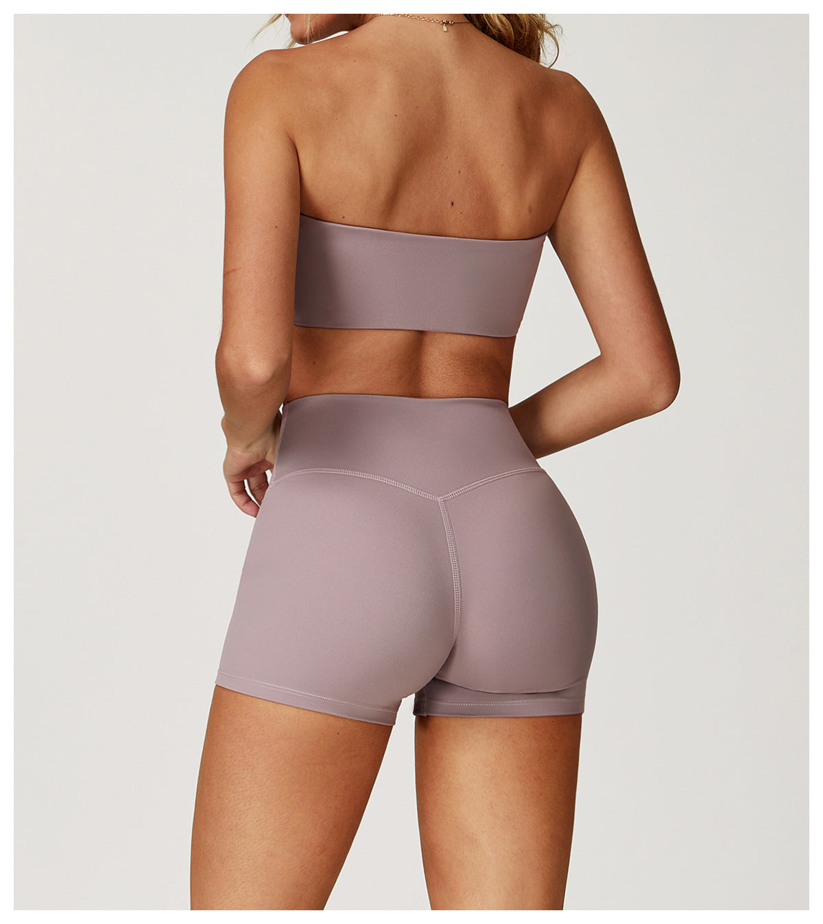 Skin Touch One Piece Tube Top Sports Bra