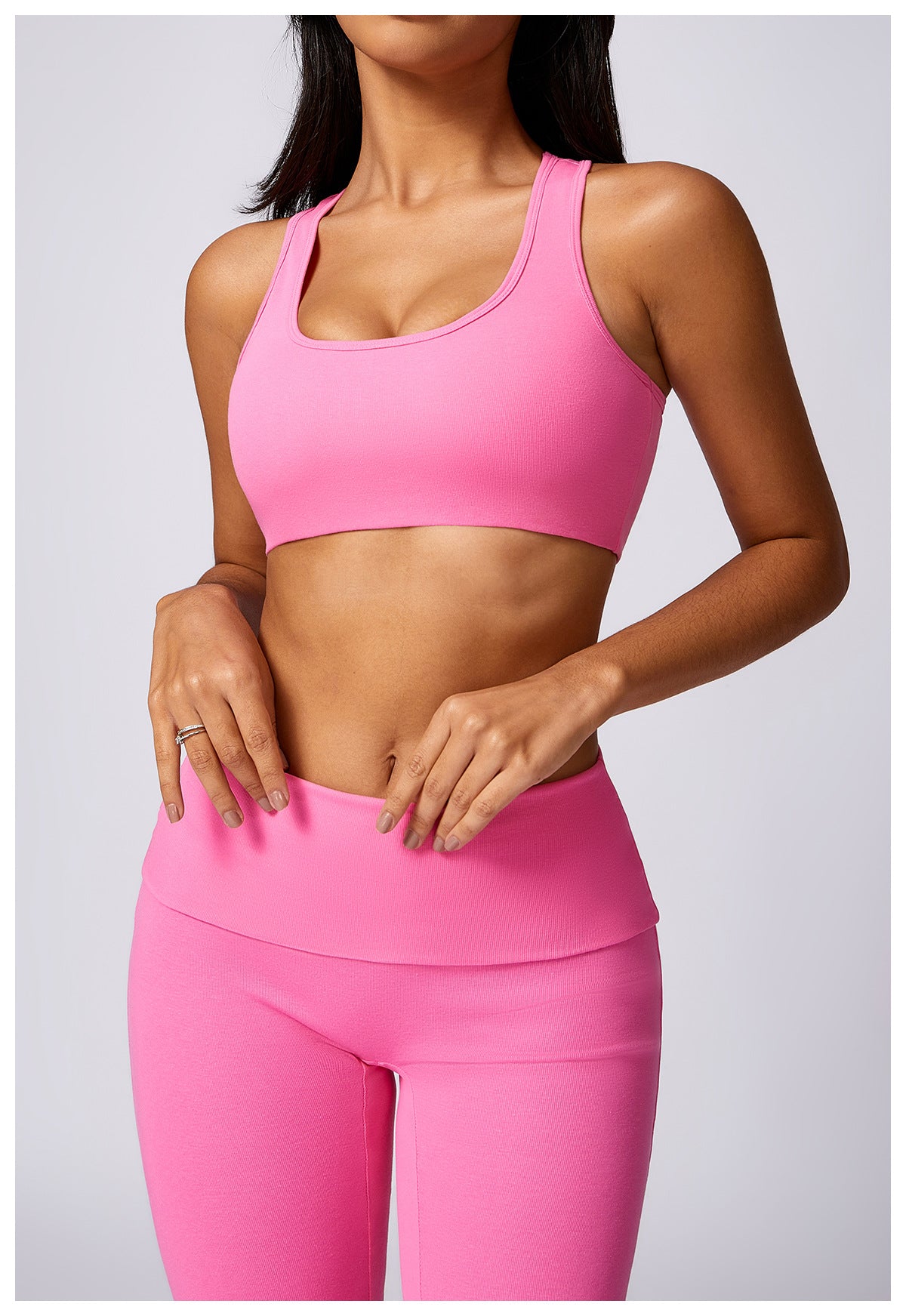 Soft Quick Dry Casual Racer Back Sports Bra