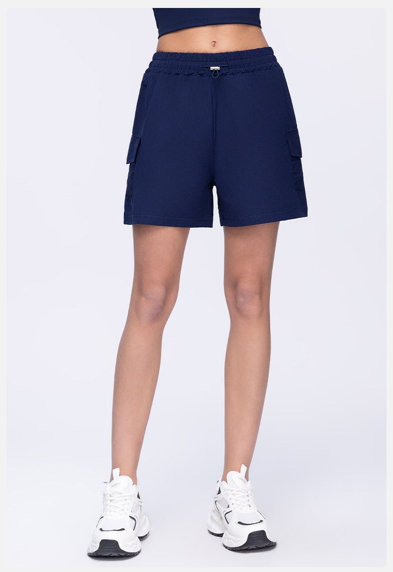 Drawstring Two Side Pockets Casual Sports Shorts