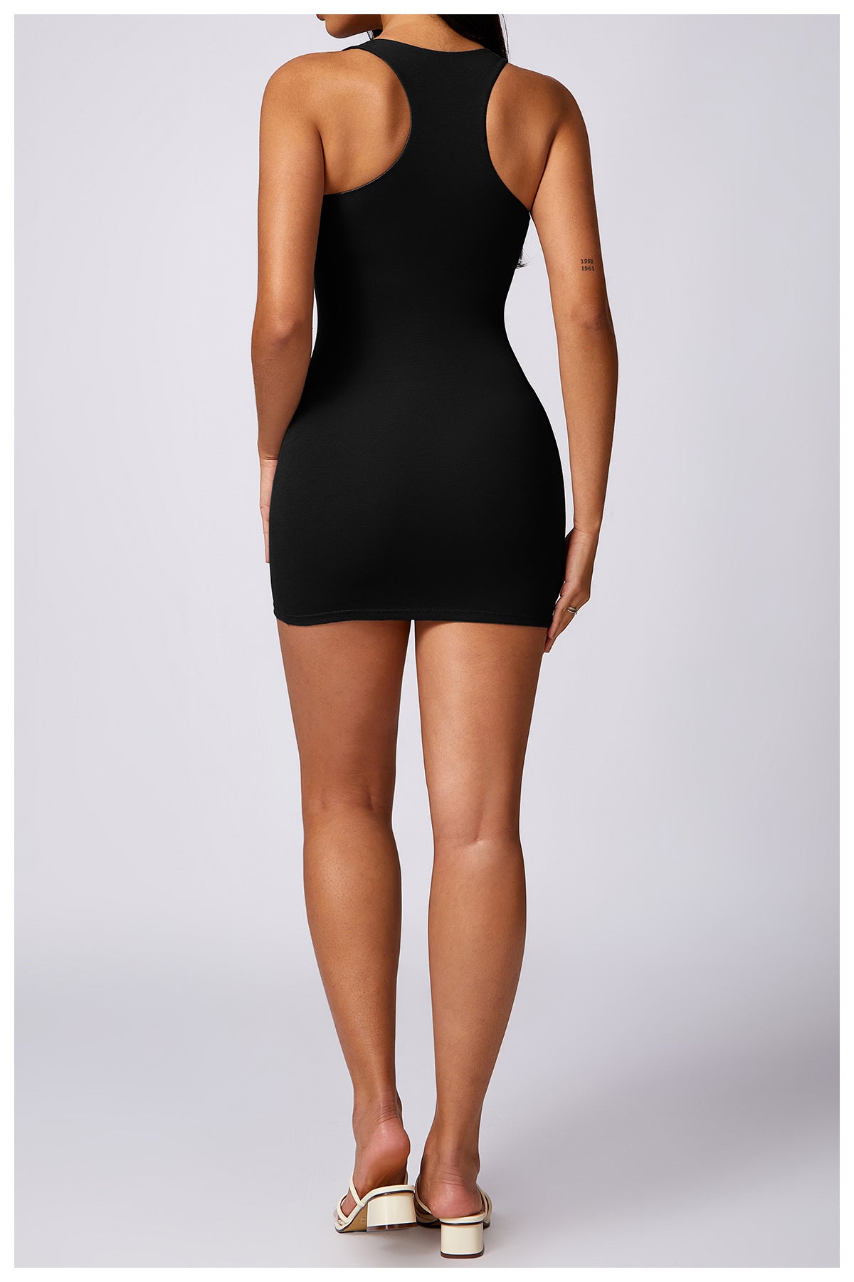 Basic Beauty Racer Back Slim Fit Slip Dress