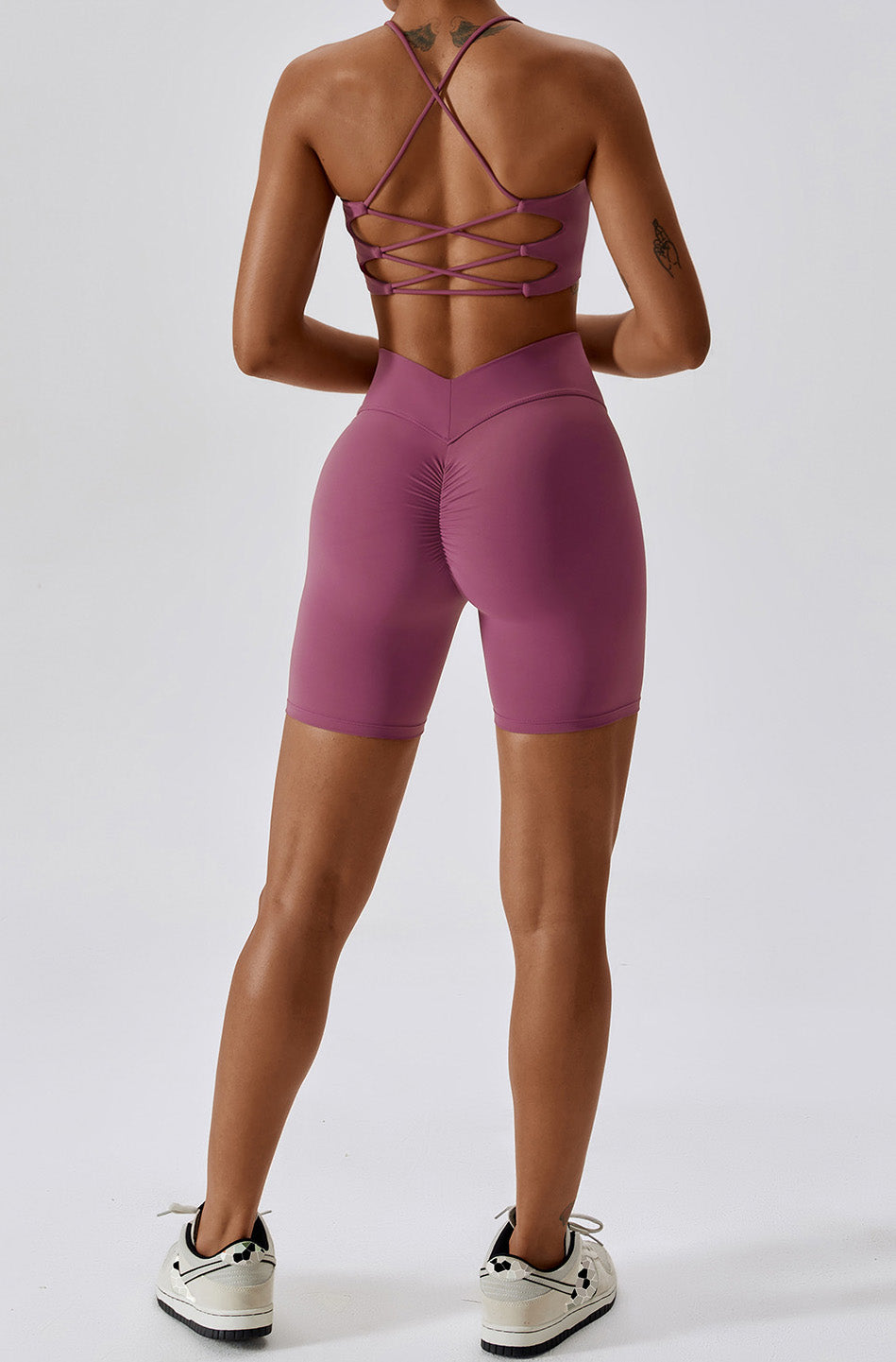 SkinTouch V Shape Waist Peach Booty Shorts