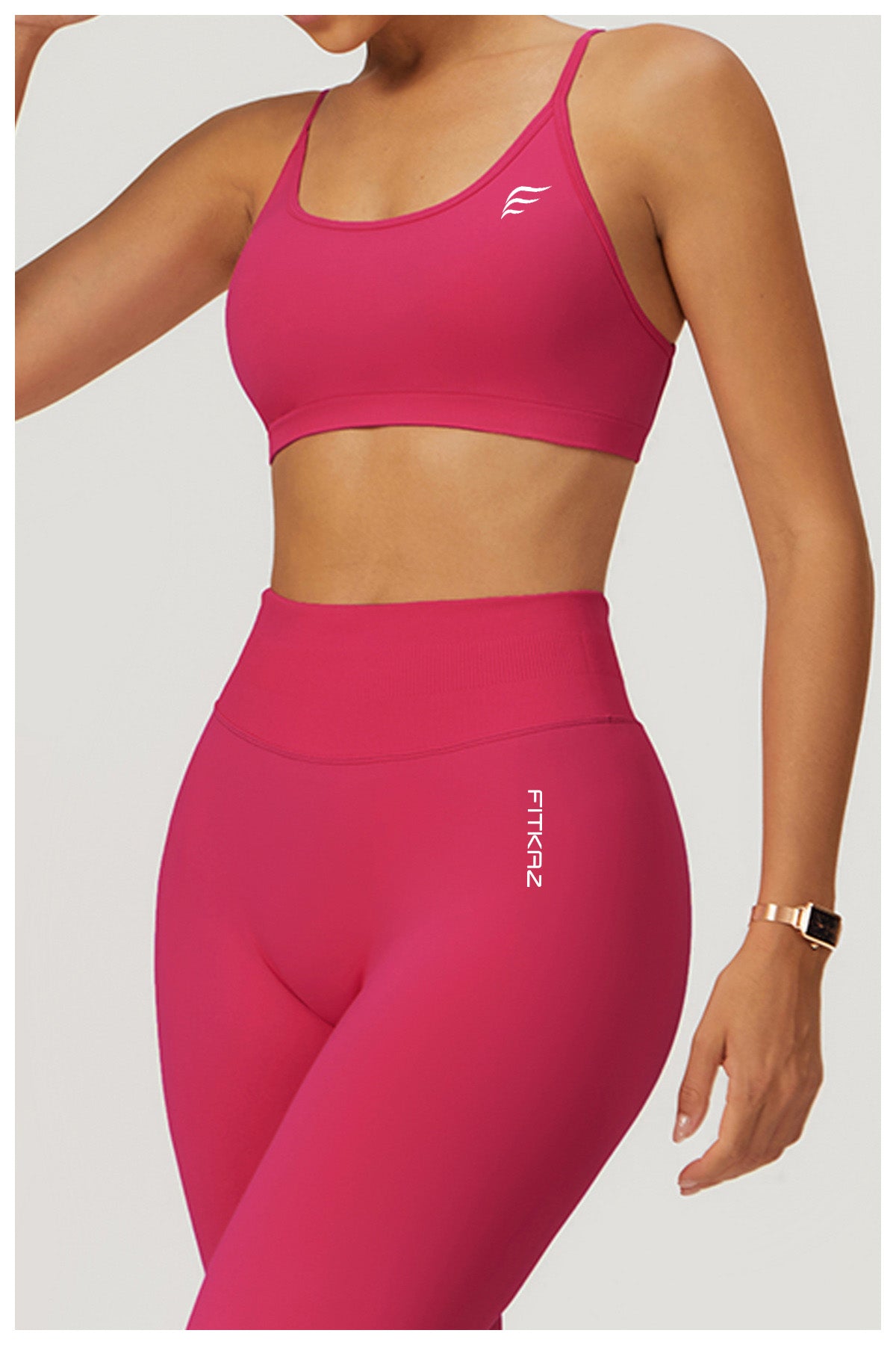 Seamless Knitted Star Crossed Back Beauty Sports Bra