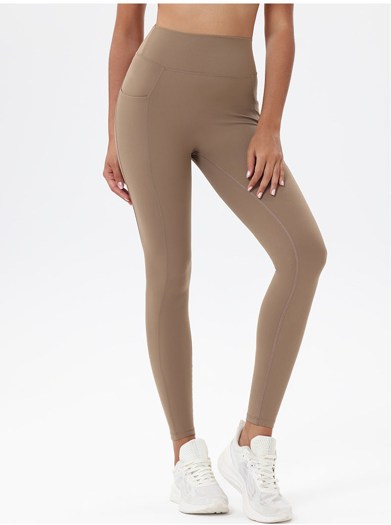 Cloudy Touch Pilaties Little Butterfly Pocket Sports Leggings