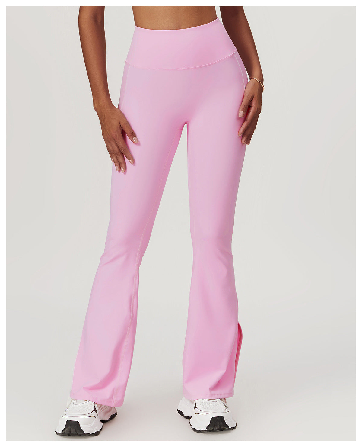 Skin Touch White Doodle Lines Sports Pants