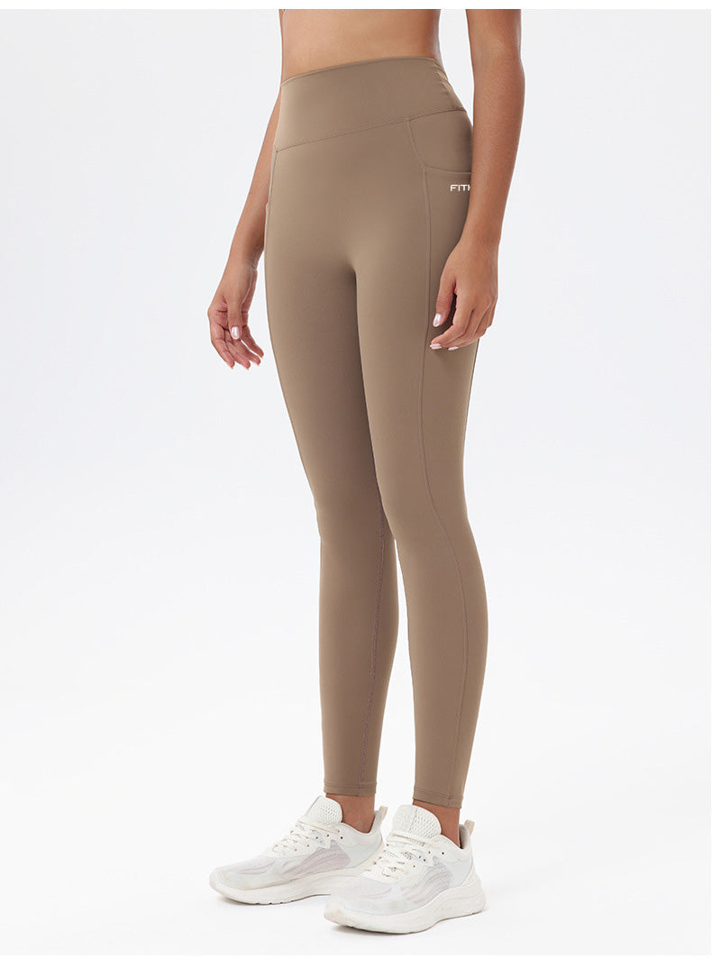Cloudy Touch Pilaties Little Butterfly Pocket Sports Leggings