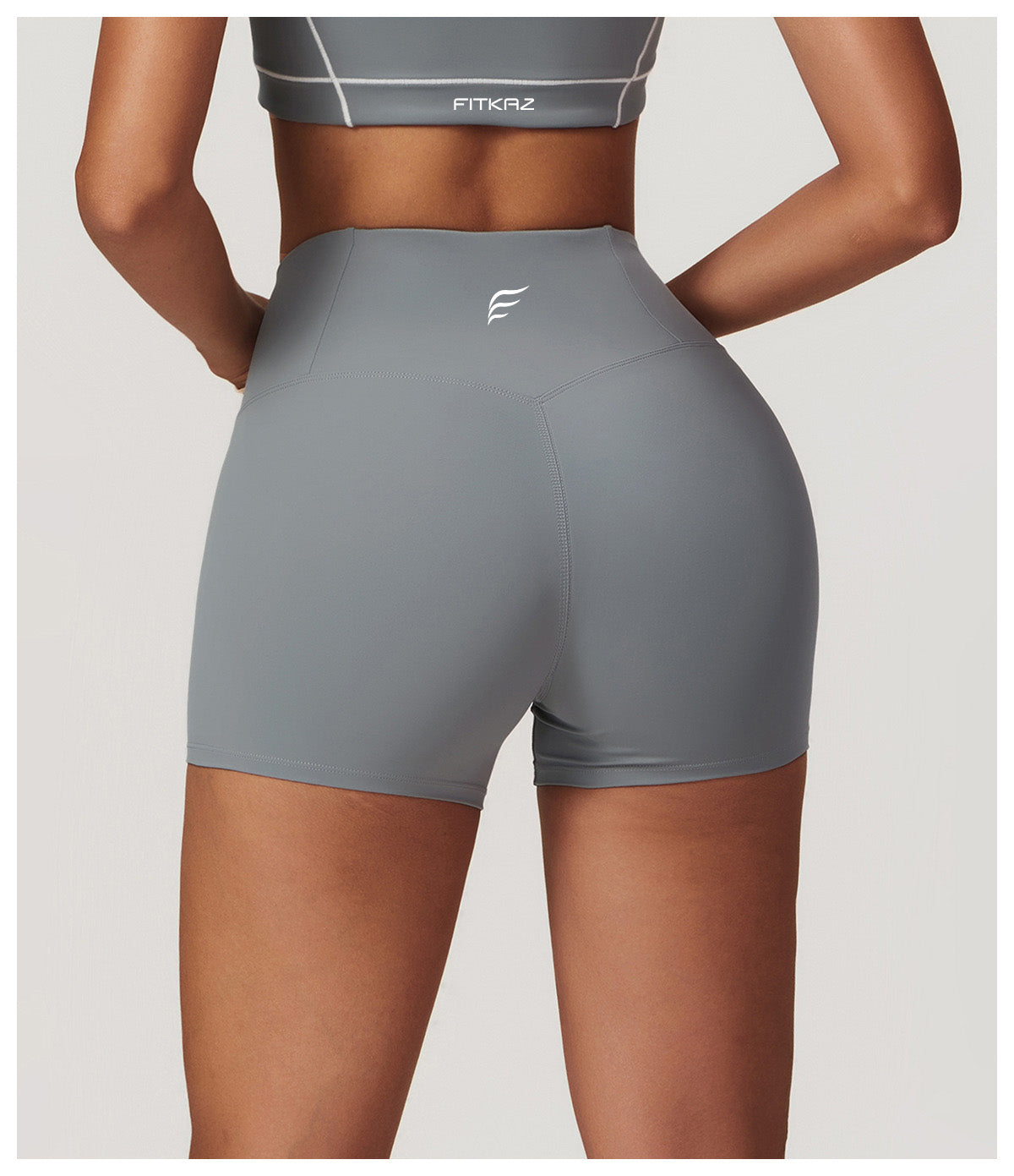 Skin Touch White Doodle Lines Sports Shorts
