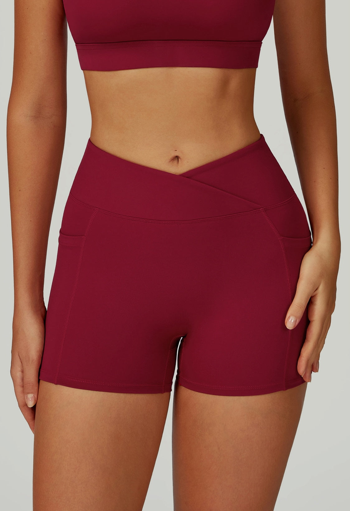 WINTER 26' Cherry Rouge Pocket Short