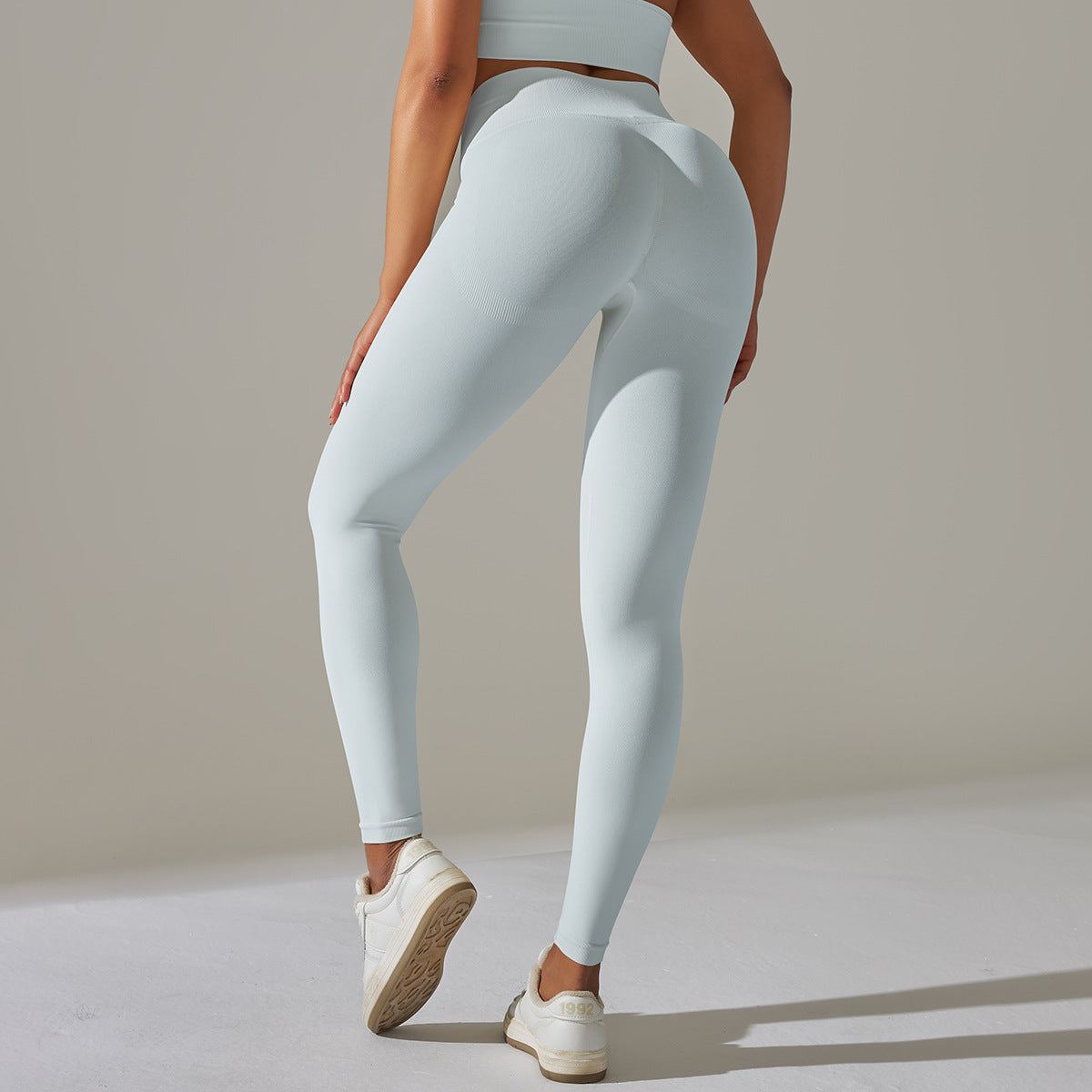 Happy Price Series Vertical Line Stretchy 4 Piece Sports Set