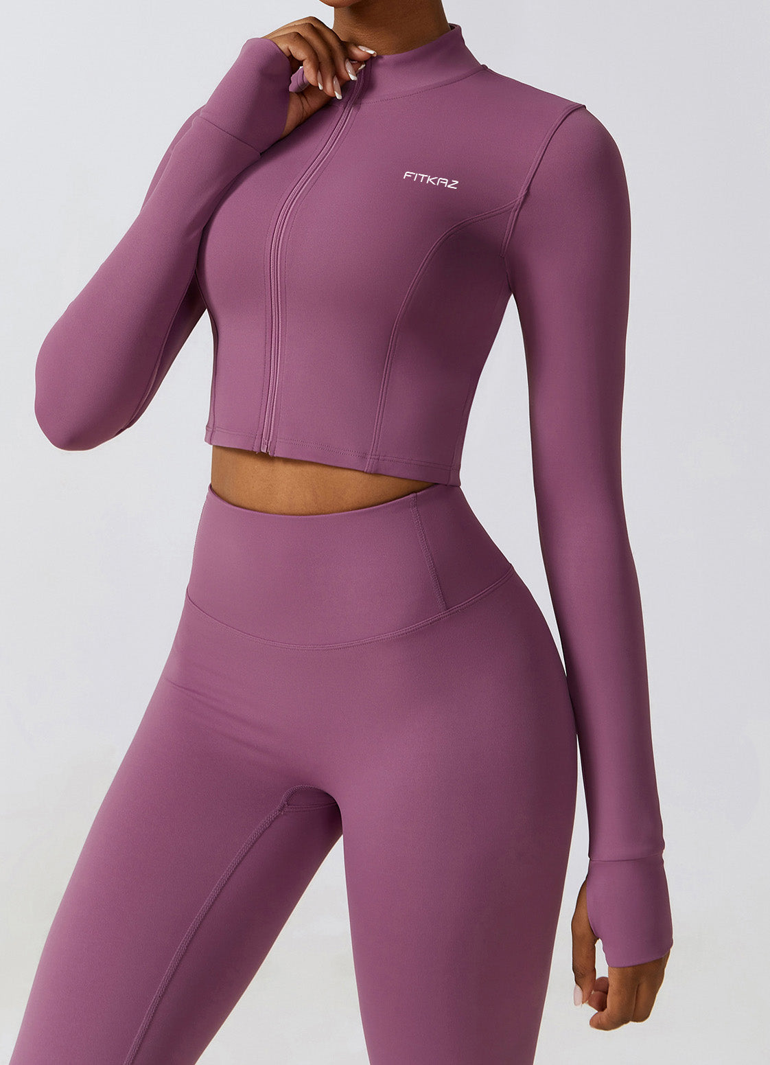 Quick Dry Crop Top Sports Jacket