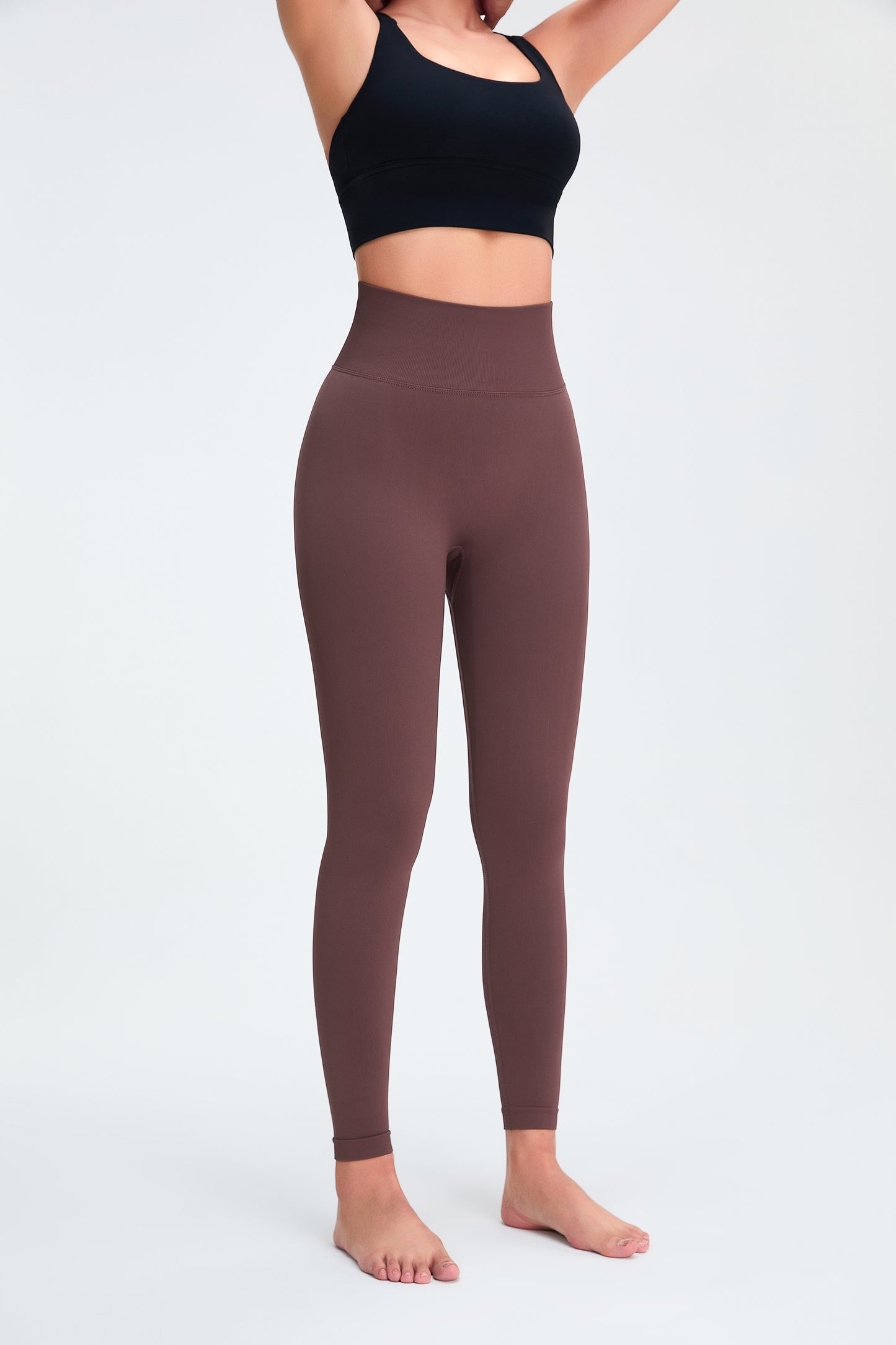 Flash Sale - Macaron Peach Booty Leggings Earth Tone