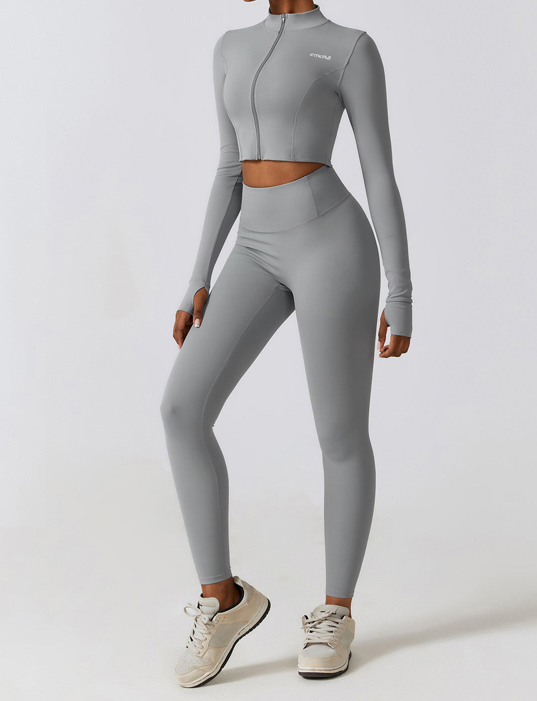 Quick Dry Crop Top Sports Jacket