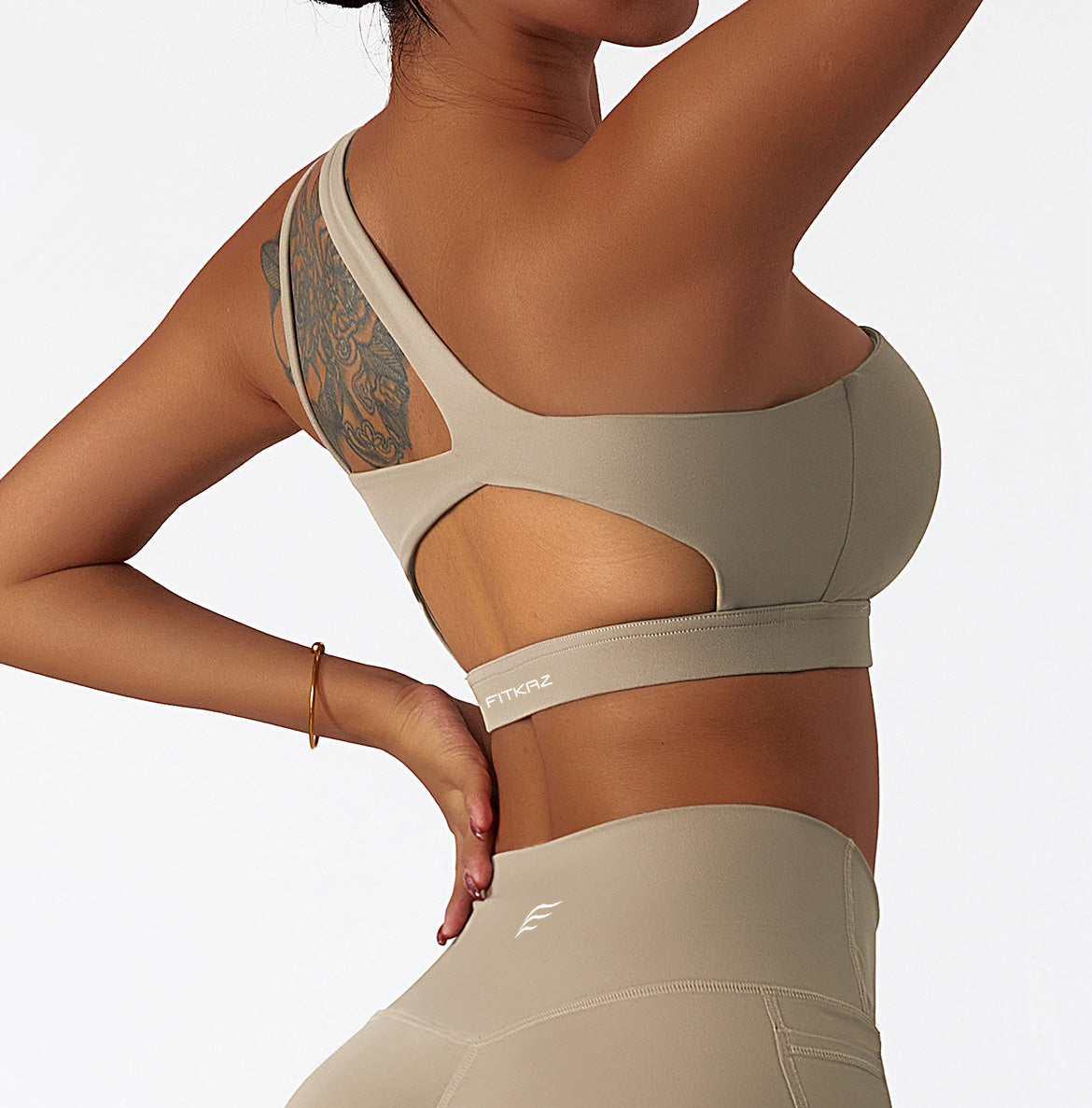 Inrregular One Shoulder High Intensity Sports Bra