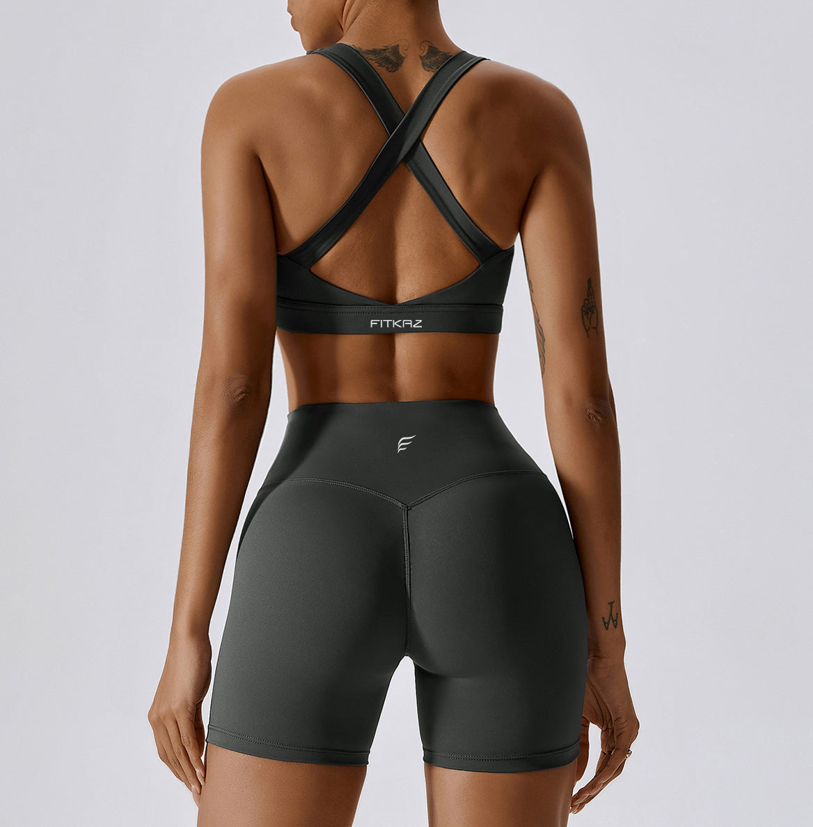 Crossed Back Beauty High Intensity Sports Bra
