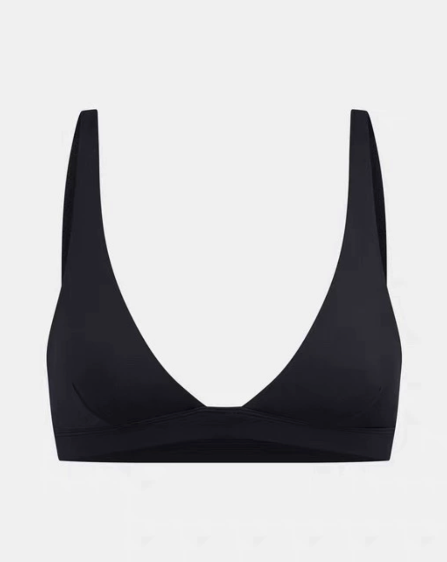 26’ Pilates Queen Push Up Sports Bra Black Pearl
