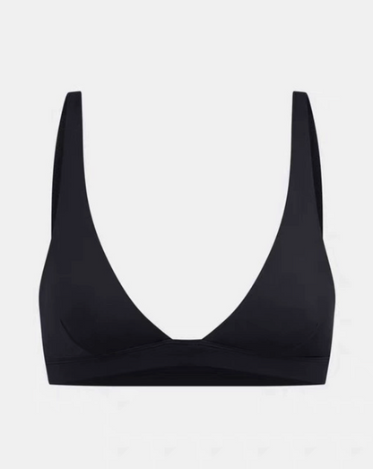 26’ Pilates Queen Push Up Sports Bra Black Pearl