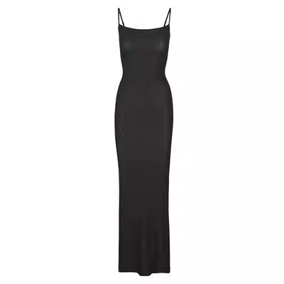 Flash Sale - Basic Beauty Slim Fit Thin Straps Long Dress