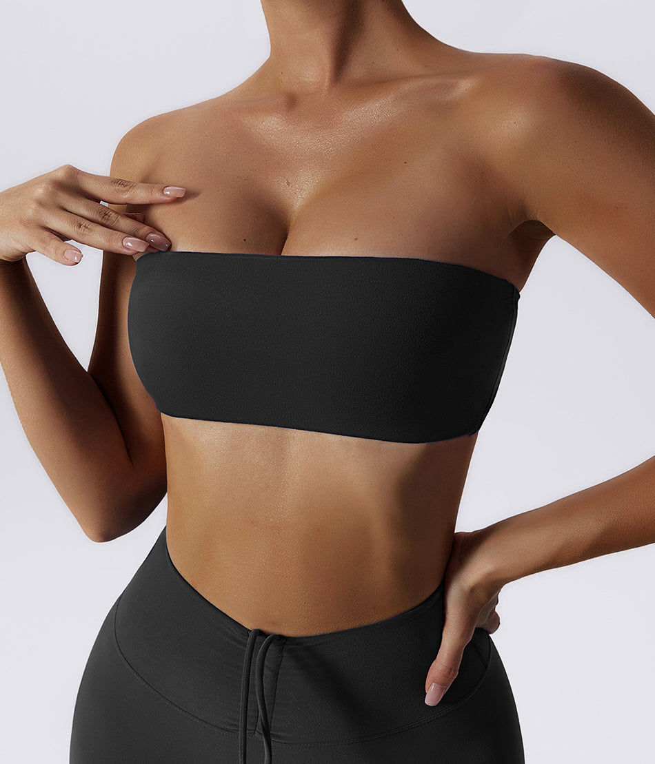 Flash Sale - Skin Touch One Piece Tube Top Sports Bra