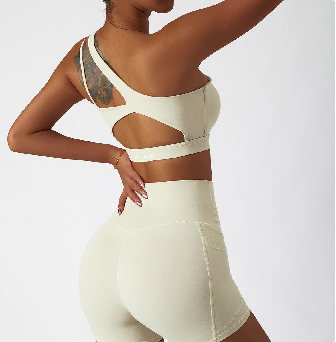 Inrregular One Shoulder High Intensity Sports Bra