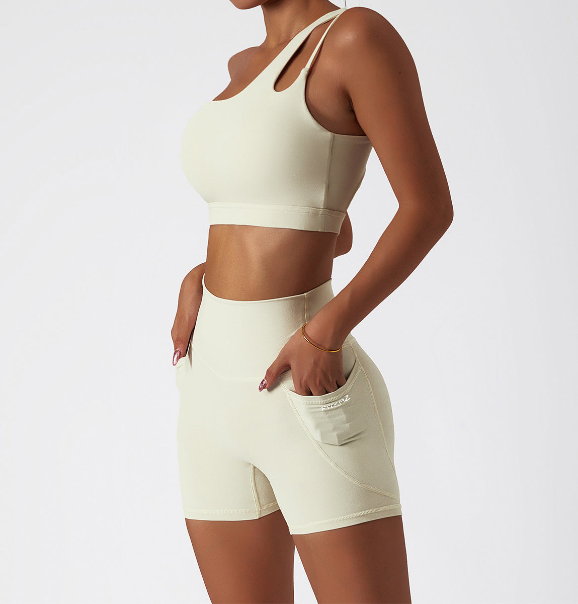 Inrregular One Shoulder High Intensity Sports Bra