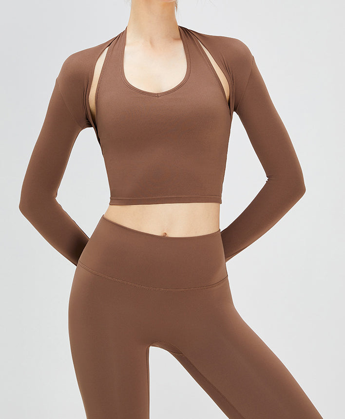 Flash Sale - Cloudy Touch Yoga Shoulder Coat