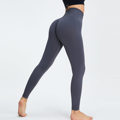 Flash Sale - Macaron Peach Booty Leggings Cold Tone