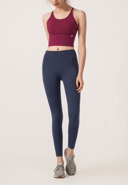 Thin Straps Ladder Crossed Back Beauty Push Up Sports Bra