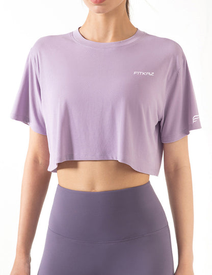Ultra Thin Modal Material Crop Top